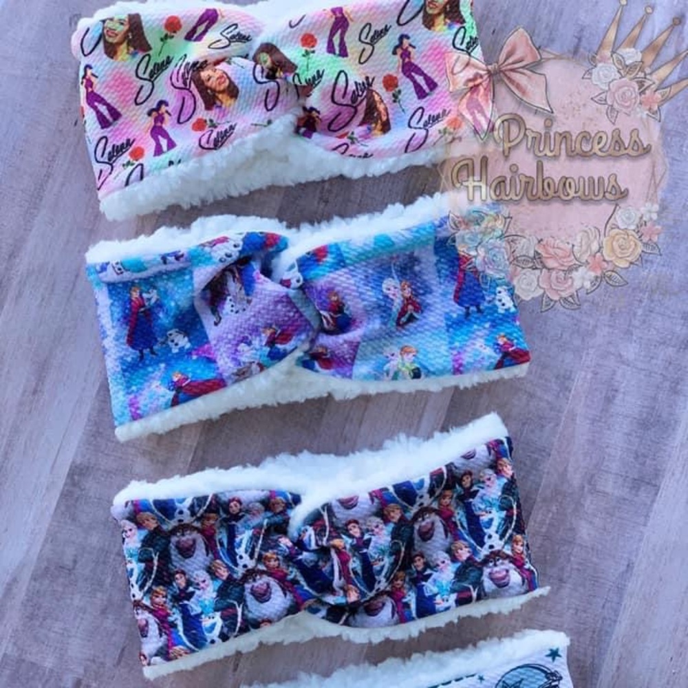 New Sherpa twisted headbands